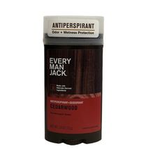 Every Man Jack Cedarwood Antiperspirant + Deodorant, Odor &amp; Wetness Protection - £15.68 GBP