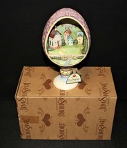 Jim Shore Small Town Big Blessings 7” Easter Egg Church Diorama Figurine 4007545 - $29.95