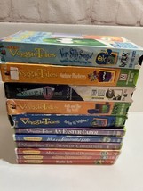 Lot Of 11 DVD &amp; VHS VeggieTales Christian Kids DVDs Big Ideas Faith - £59.95 GBP