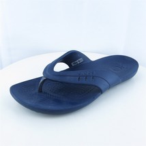 Crocs Women Flip Flop Shoes  Blue Synthetic Slip On Size 9 Medium (B, M) - £19.78 GBP