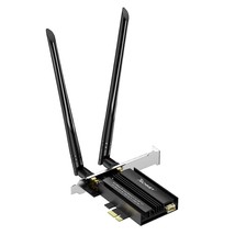 Wifi 6 Card Pcie 3000Mbps For Pc, Wireless Adapter With Bluetooth 5.0 Do... - £61.36 GBP