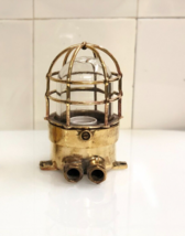 Bulkhead Cage Original Brass Wall Ceiling Mount Vintage Ship Light Lot of 10 - $1,603.80