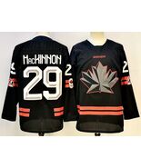 Men's Nathan MacKinnon Black Jersey Hockey Canada 2026 Uniform - $59.25