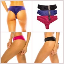 Youmita Shiny Polyamide Satin Cheeky Knicker Bikini Hipster No Line Sexy... - £19.90 GBP+