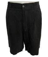Tommy Bahama Black Silk Pleated Front Shorts size 34 - $32.57 CAD