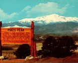 Pikes Peak Highway 85-87 Marker Denver CO Postcard PC7 - £4.00 GBP