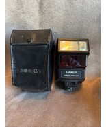 Vintage Minolta Maxxum 2800AF Shoe Mount Flash w/ Case for Konica Minolt... - $14.46