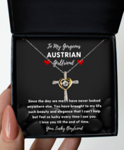 Austrian Girlfriend Necklace Gifts - Cross Pendant Jewelry Valentines Day  - £40.02 GBP