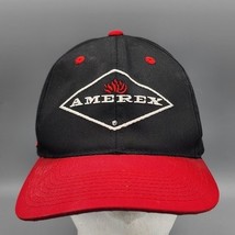Amerex Fire Protection Snapback Hat Logo Cap Black Red Rally Cap Adjustable - $14.99