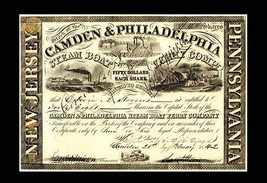 The Camden &amp; Philadelphia Steam Boat Ferry Company - Art Print - £17.29 GBP+