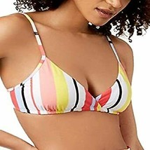 NWT!!! Bar III Bold Stripe Printed Bikini Top, X-Large - £14.30 GBP