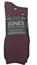 Jones New York Ladies Ankle Dress Socks Size 9-11 Purple Mauve 2 Pair Bamboo - £19.31 GBP