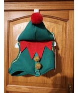 Merry &amp; Bright Dog Comfort Vest Harness Christmas Elf Size Medium NEW - $15.81