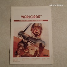 Atari 2600 Warlords game manual in great shape no rips or tears  - $4.00