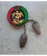 British Military or Club Badge with Acorns - Vintage Buttonhole Ornament... - $621.52 MXN