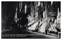 Ballroom Looking toward Millers Hall Caverns of Luray Virginia RPPC Postcard - £4.63 GBP