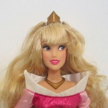 Disney Store Sleeping Beauty Doll Princess Aurora Dress Crown Jointed Arms - £15.90 GBP