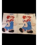 Vintage Raggedy Andy Pillow Doll Pattern Bobbs Merrill Spring Mills 167 - $19.04 CAD