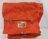World Famous Deluxe Trapper Pack Backpack No. 785 Orange Vtg Rucksack Hi... - $29.02