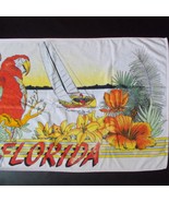 Vintage 80s Busch Gardens Beach Towel Florida Souvenir Parrots Sailboat ... - £19.28 GBP