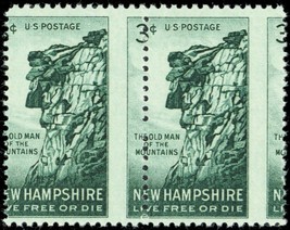 1068, Mint NH 3¢ Misperfed Error Pair of New Hampshire Stamps - Stuart Katz - £31.42 GBP