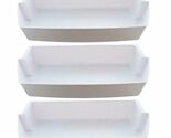 3 Refrigerator Door Shelf Bin Set 2187172 for Whirlpool Maytag Amana Rop... - $48.97