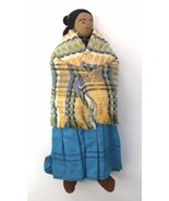 Vintage Central / South American Folk Art Handmade Doll 8.5&quot; Rag Cloth - £15.40 GBP