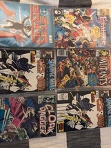 6 Marvel comic book lot bagged strange tales, the new mutants,excalibur - $6.47