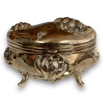 Antique Art Nouveau Jennings Brothers JB Jewelry Casket Trinket Box - £65.72 GBP