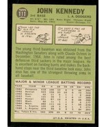 1967 Topps Baseball Card John Kennedy Los Angeles Dodgers #111 - £3.93 GBP