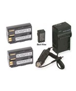 2x Batteries + Charger for Canon Digital Rebel DS6041, Canon Pro90 IS, P... - £21.11 GBP