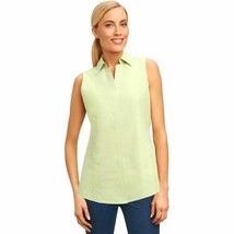 Foxcroft Taylor Non Iron Shirt SIZE 18 Color Honeydew NEW W TAG - £35.39 GBP