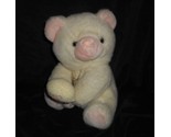 VINTAGE 1992 GEOFFREY RUSS WHITE TEDDY BEAR W RATTLE STUFFED ANIMAL PLUS... - $65.55