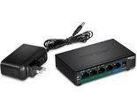 TRENDnet 5-Port Gigabit PoE+ Switch, Camera DIP Switch extends PoE+ 200m... - £69.42 GBP+