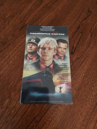 Primary image for NEW FACTORY SEALED Casablanca Express 1989 VHS Action War Thriller Jason Connery