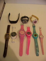 LOT OF WATCHES/FITNESS BAND TRACKER NIKE SWIMMING SPORTLINE EPIC AWATCH - $838.86 MXN