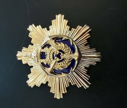 Command and Staff Royal Thai Navy Force Metal Badge Insignia Militaria R... - $90.00