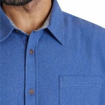 Lee Men&#39;s Stretch Flannel Shirts, Color: Lyons Blue, Size: Medium - £15.85 GBP