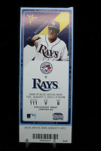 Toronto Blue Jays vs Tampa Rays Game 57 MLB Ticket w Stub 08/07/2012 Maddon - £9.06 GBP