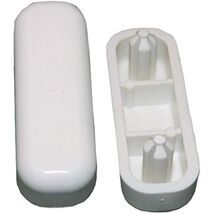 LASCO 02-3307 White Plastic Toilet Seat 3/4 Inch X 1-3/16 Inch Oval Push-in - $26.06 CAD