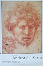 Andrea Del Sarto - Original Poster Exhibition - Louvre Museum Paris - 1986 - $155.40