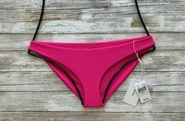 Mikoh Swimwear Solid Pop Pink Zuma Full Cut Bikini Bottom (M) Nwt $90 - £70.61 GBP