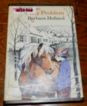 The Pony Problem by Barbara Holland 1977 HC Library NICE! VNTG! - £8.11 GBP