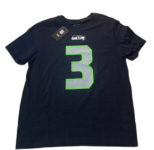 NWT New #3 Russell Wilson Nike Seattle Seahawks Name &amp; Number Large T-Shirt - £15.51 GBP