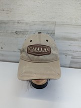 Cabelas Tan Hat Cap Adjustable strap Hunting Fishing Dad Hat - £9.87 GBP