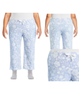 George Women&#39;s Plus Pajama Capri Pants Blue  Size 4X NWT - £8.70 GBP