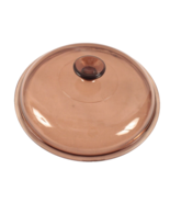 Pyrex B Corning Visions Ware Amber Glass Lid Round Replacement 10 - 11 Inch - $301.82 MXN