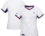 YONEX 24F/W Women&#39;s Badminton T-Shirts Sportswear Top Tee White NWT 243T... - $66.51