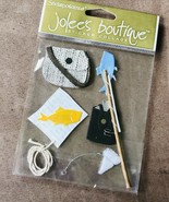 JOLEE&#39;S BOUTIQUE DIMENSIONAL STICKER COLLAGE FLY FISHING  - $3.91