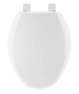 ProFlo PFTSEC2000WH Elongated Toilet Seat with Quick Release - White - £35.47 GBP